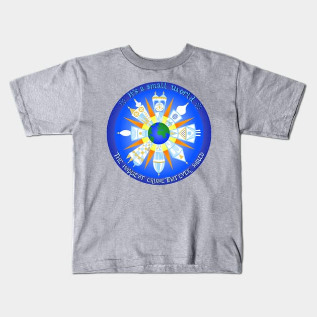 It's A Small World Kids T-Shirt by Gartdog